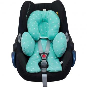 Cojín Reductor Universal para Silla de Coche y Capazo (3 Piezas) Jyoko Mint Sparkles