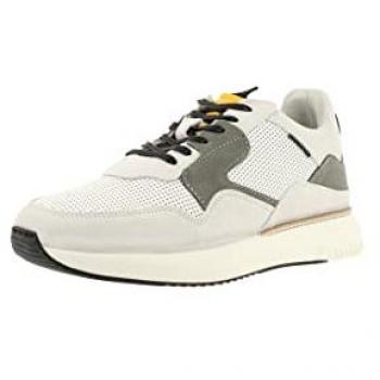 BULLBOXER Herren Sneaker Weiß/Grau Größe 43