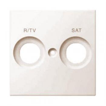 Carátula Toma R-TV/SAT Color Marfil Schneider Electric