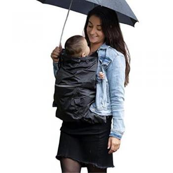 Hoppediz Universal-Regenschutz für Babytrage und Tragetuch, Anthrazit