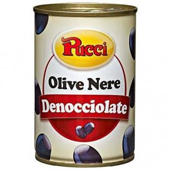 Conserva di olive nere denocciolate Pucci 400g