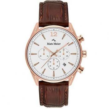 Mats Meier Grand Cornier Armbanduhr Braun, 42 mm