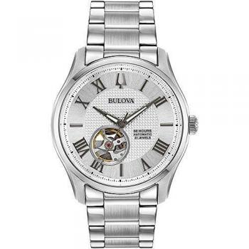 Orologio Automatico Maschile Bulova Open Heart Steel 96A207