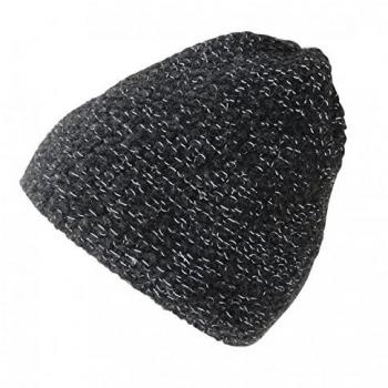 Schwarz/Weiß Kombi: Dunkelgraue Mütze (EU 0)