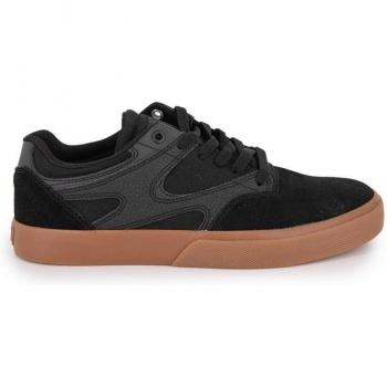 Baskets homme Kalis Vulc Mida Adys T40‑46 – cuir noir et design bas, DC SHOES
