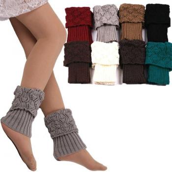 Women's Crochet Knit Winter Leg Warmers