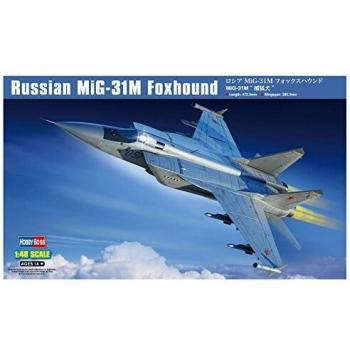 Hobby Boss MIG-31M Foxhound Modellino In Kits Di Montaggio