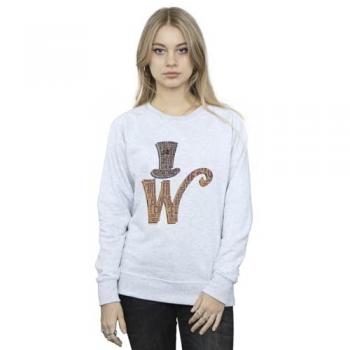 Women's Grey Sweatshirt – W Logo Hat Edition