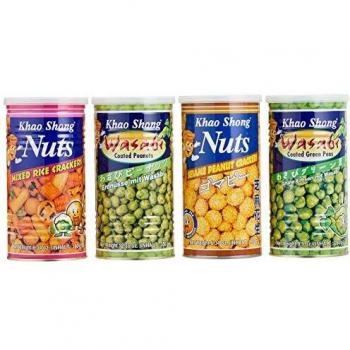 Khao Shong On‑The‑Go‑Snack – 4‑Pack Kracker & Nüsse