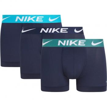 Boxer Nike Trunk Logo in Nero Verde e Blu (3 pezzi) M