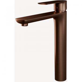 Rubinetto Miscelatore Lavabo Oro Rosa Spazzolato – Nunki