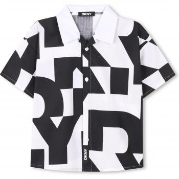 Camisa DKNY Moda Infantil Manga Corta 126 cm