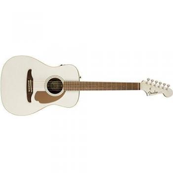 Fender Malibu Player AE Guitar, Walnut Fingerboard, Arctic Gold