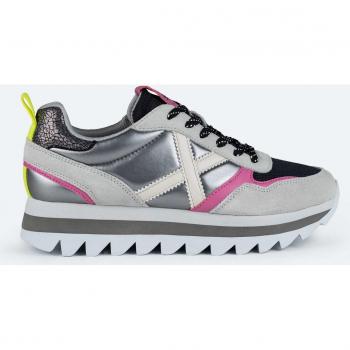 Zapatillas Munich Ripple 61 Gris Mujer