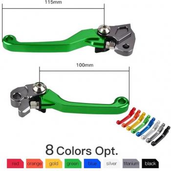 Kawasaki KX65 KX85 KX100 KX125 KX250 KX250F KX500 Brake Clutch Lever Set