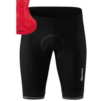 Gonso Herren Fahrradhose SITIVO M, Größe M, rot, komfortables Polster