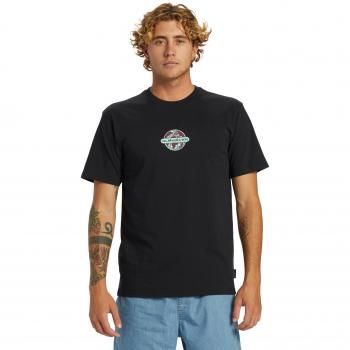Quiksilver Maglietta Uomo A Maniche Corte World Force Mor Black M