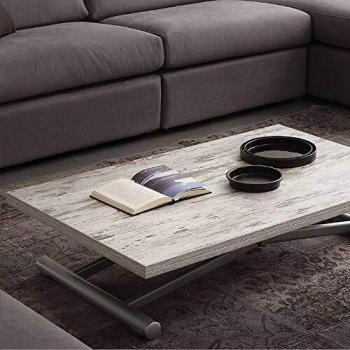 Table Basse Relevable avec Piètement Acier