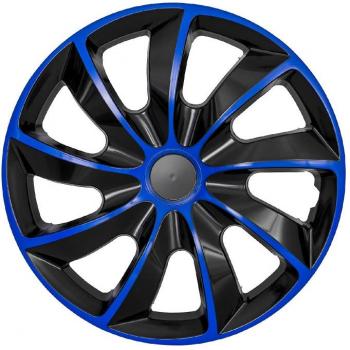 Enjoliveurs 13 pouces bleu et noir 4 pièces NRM QUAD