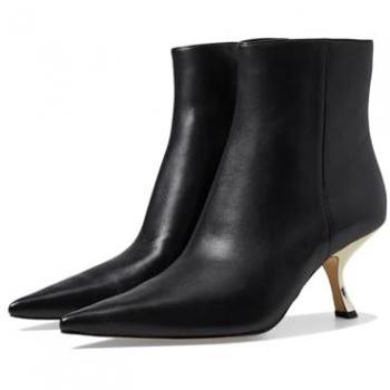 Michael Kors Women's Heeled Boots, Black, Size 7.5