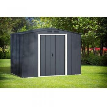 Casa de metal Duramax 8x6 de Ezooza 1821x2620x1910mm Gris