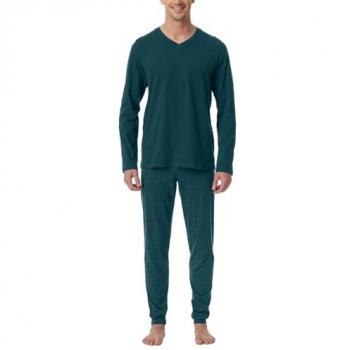 Bequemer Herren Schlafanzug in Blau