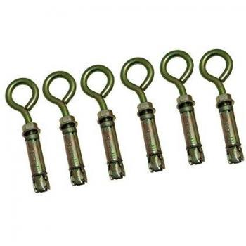 Amtech S5965 8 mm Hook Bolts (6-Piece Set)