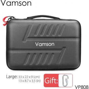 Vamson PU Shell Hard Case for GoPro and DJI Osmo