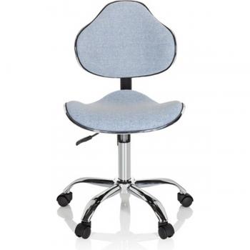 Chaise de bureau pivotante KIDDY GTI-3 pour enfants Bleu