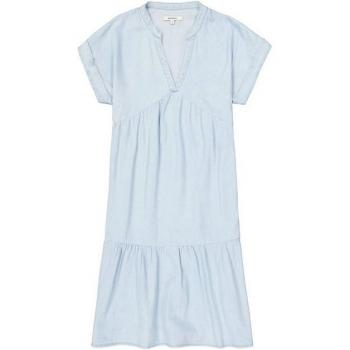 Garcia Vestito Estivo A Maniche Corte Q008 Blu Mattina M