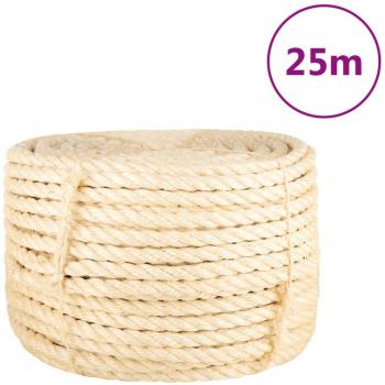 Natural Homeware Sisal Rope, 16 mm Thickness, 25 m Length