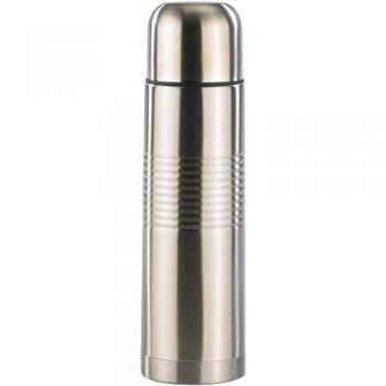 Thermos inox 0,5 L avec couvercle tasse – ROSENSTEIN & SOHNE – Gris élégance