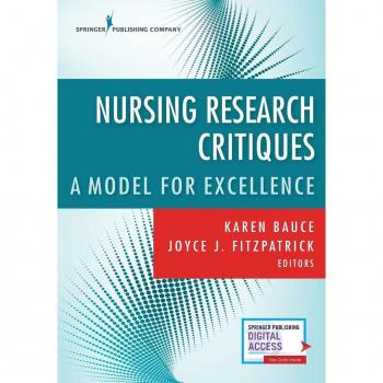 Springer Publishing Co. Nursing Research Critiques: A Model for Excellence