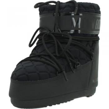 Moon Boot Women's Quilted Snow Boots Black Size 6 US