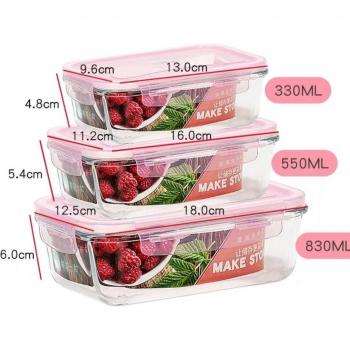 Bento Box with Glass Bowls