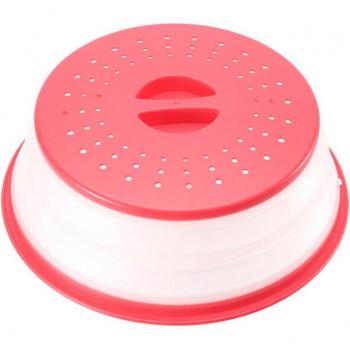 10.5 Inch Folding Microwave Cover for Fruits and Vegetables