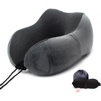 Almohada de viaje con bolsa de almacenamiento