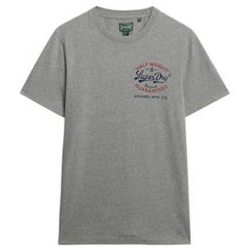 Retro Workwear Slim Fit Tee – Superdry Light Grey XL