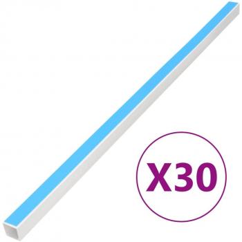 VidaXL Tubo Flexível Autoadesivo para Cabos 40x25mm – 30m PVC