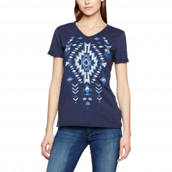 COLORADO DENIM Damen T-Shirt Gina, Blau (Mood Indigo 6078), XXL