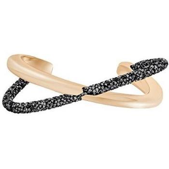 Bracciale Nera Crystaldust Cross – Oro Rosa Placcato Swarovski
