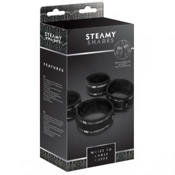STEAMY SHADES Fesseln für Hand und Fuß
