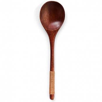 Cuchara larga de madera para cocina, 27x5cm, diseño japonés/coreano, 1 pieza