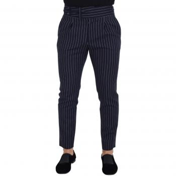 Stilvolle Herrenhose aus Wollmischung in Blau