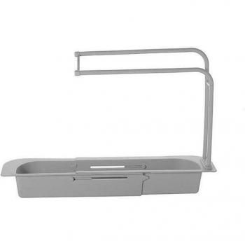Kit de support de cuisine avec panier de drainage télescopique