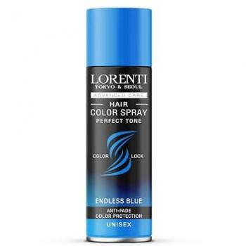Lorenti Spray de Color para el Cabello Azul 150ml