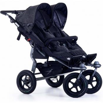 Twin Adventure 2 Premium Zwillingskinderwagen – Anthrazit