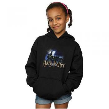 Harry Potter Girls Hogwarts Castle Hoodie Black 12-13 Years