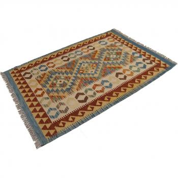 Alfombra Artesanal 117x85 CM Kilim Kelem Original y Auténtica