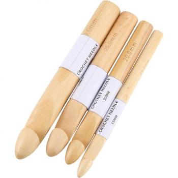 15/20/25/30mm Crochet Hook Set for Yarn Crafts